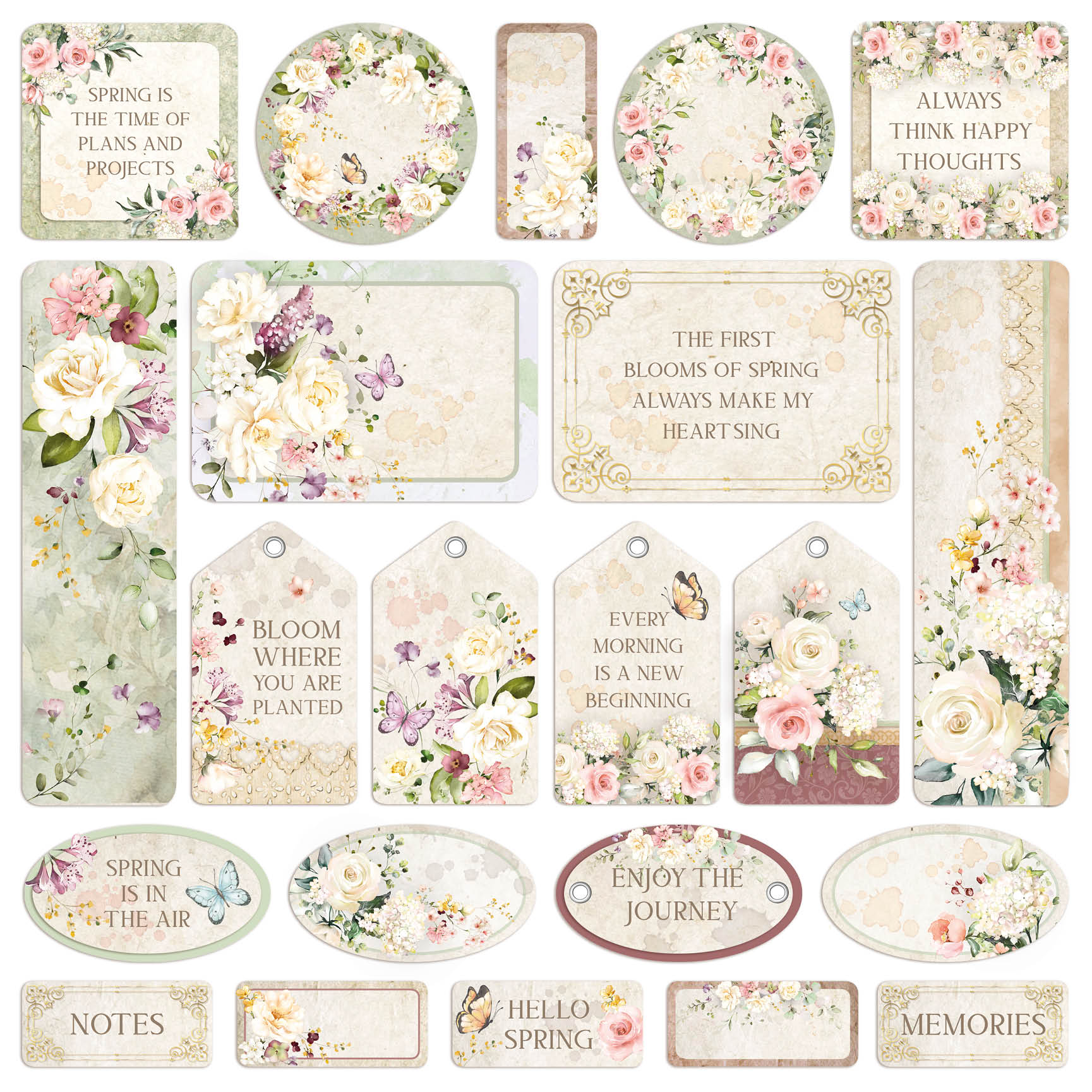 Ciao Bella Blooming Patterns Pad 12