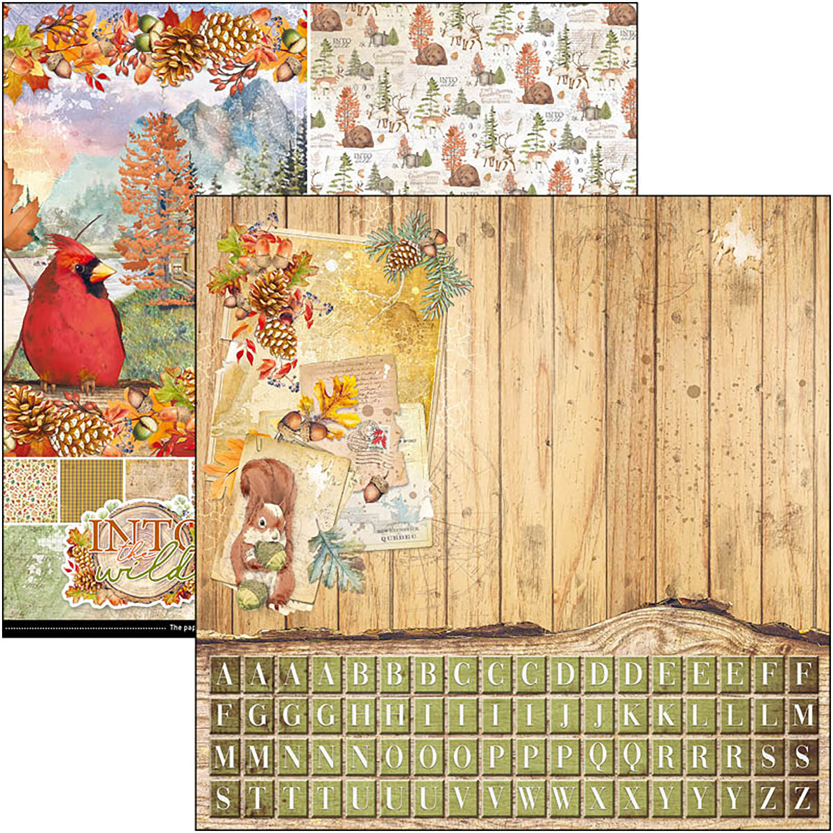 Ciao Bella Into The Wild  Patterns Pad 12