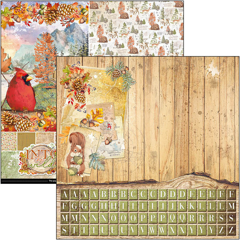 Ciao Bella Into The Wild  Patterns Pad 12
