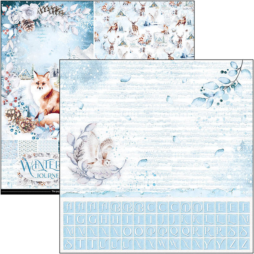 Ciao Bella Winter Journey Patterns Pad 12