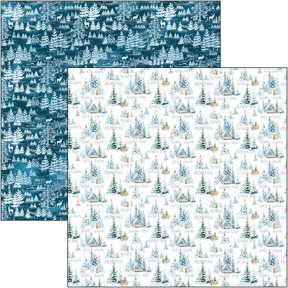 Ciao Bella Winter Journey Patterns Pad 12
