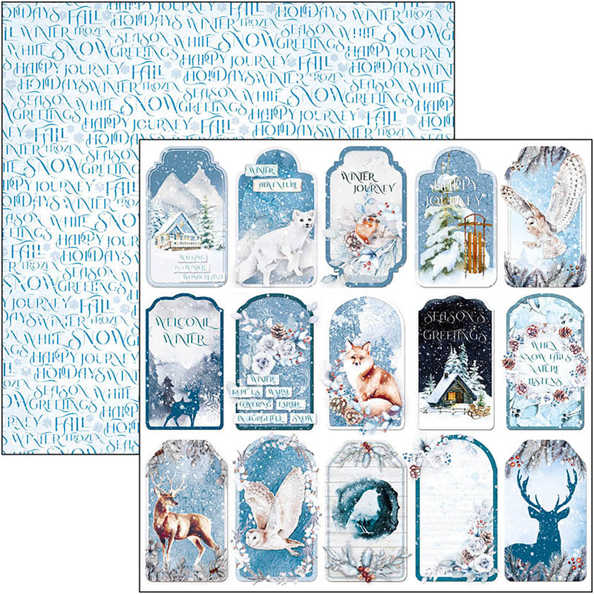 Ciao Bella Winter Journey Patterns Pad 12