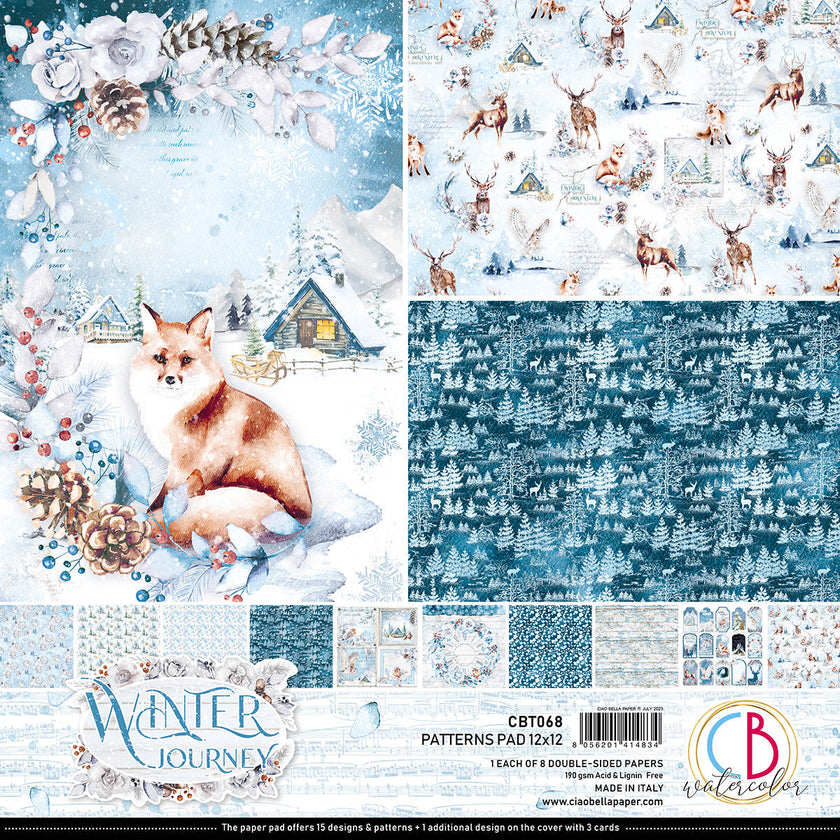 Ciao Bella Winter Journey Patterns Pad 12