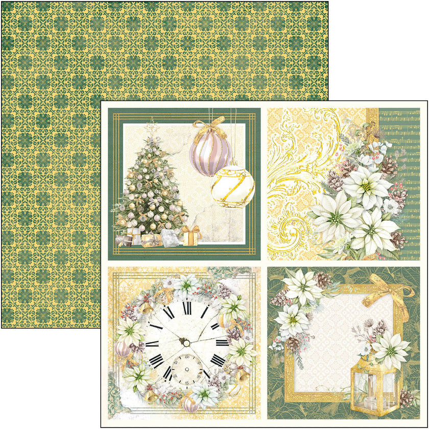Ciao Bella Sparkling Christmas Patterns Pad 12