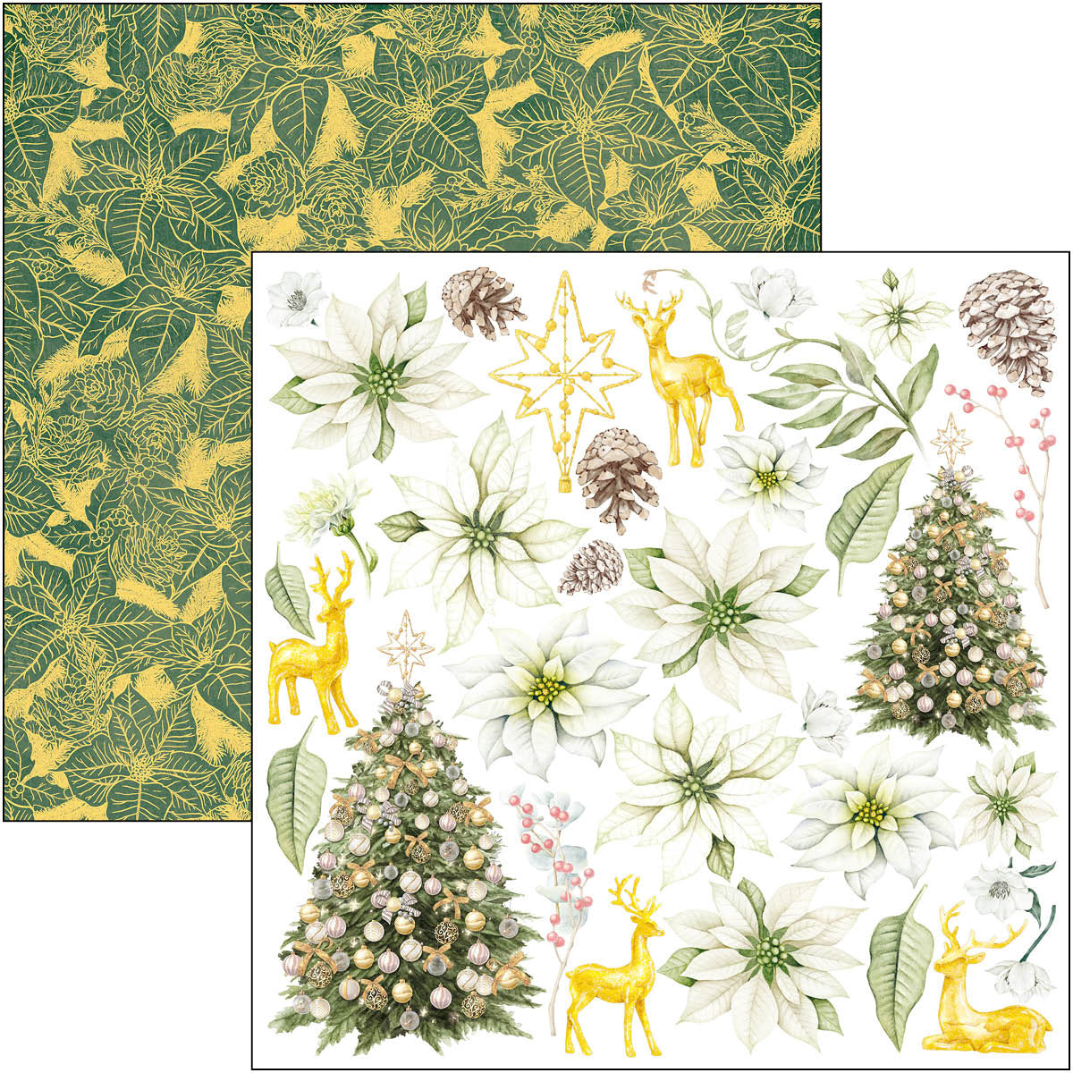 Ciao Bella Sparkling Christmas Patterns Pad 12