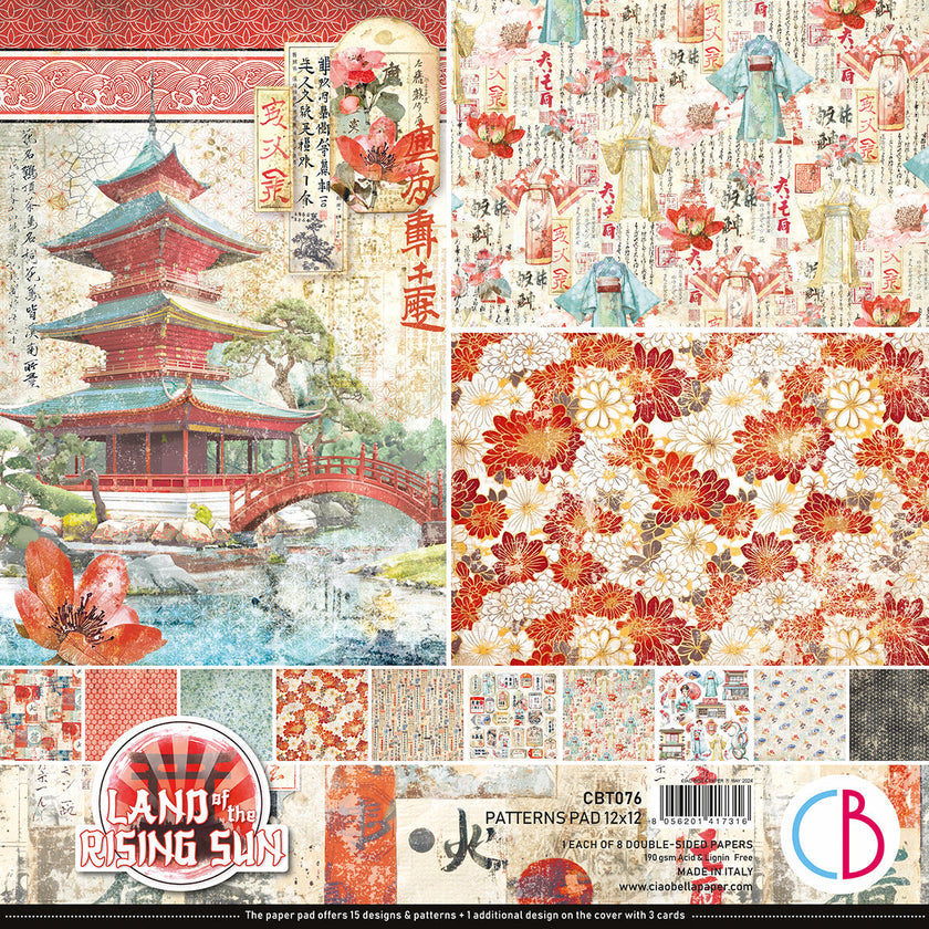 Land Of The Rising Sun Patterns Pad 12