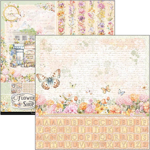 Flower Shop Patterns Pad 12