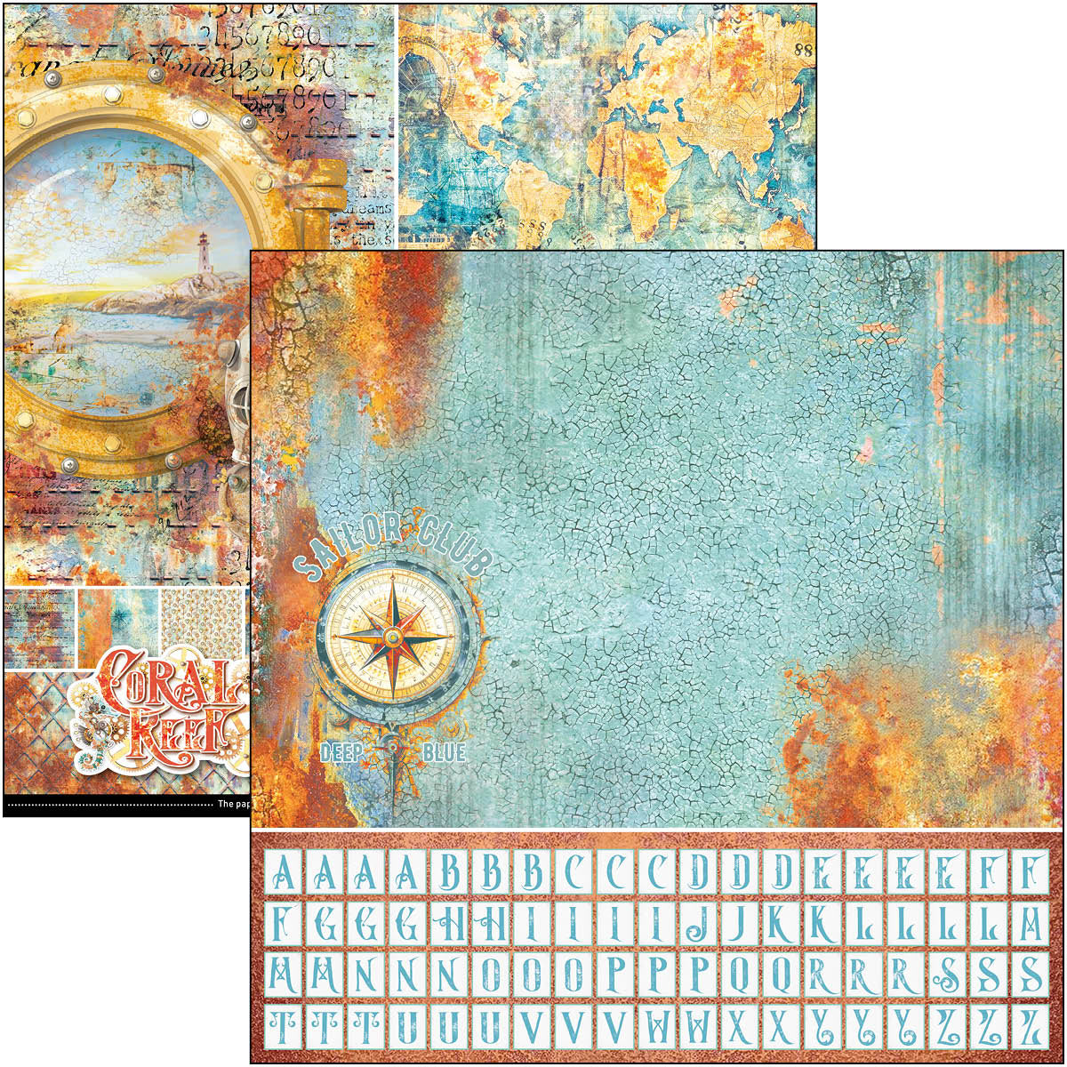 Coral Reef Patterns Pad 12