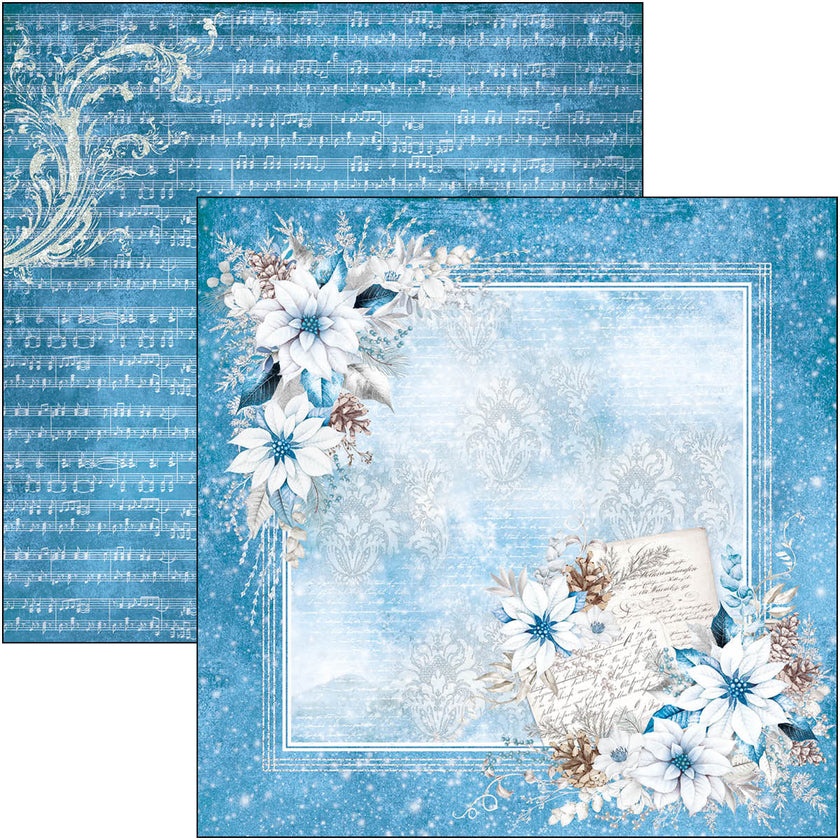 Elegance of Blue Patterns Pad 12