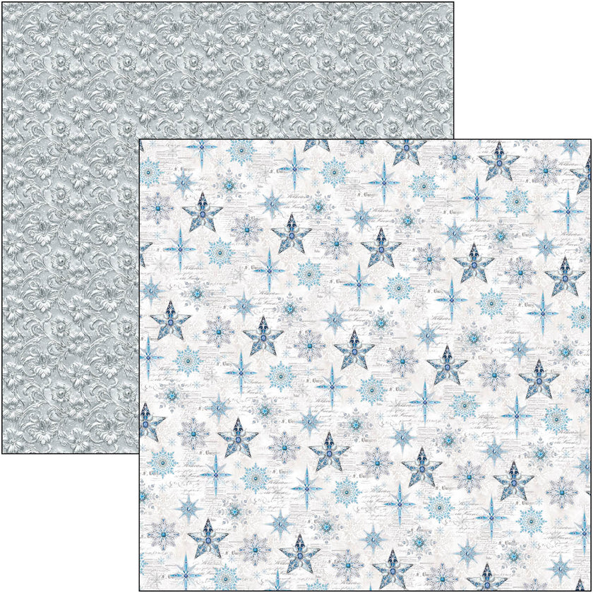 Elegance of Blue Patterns Pad 12