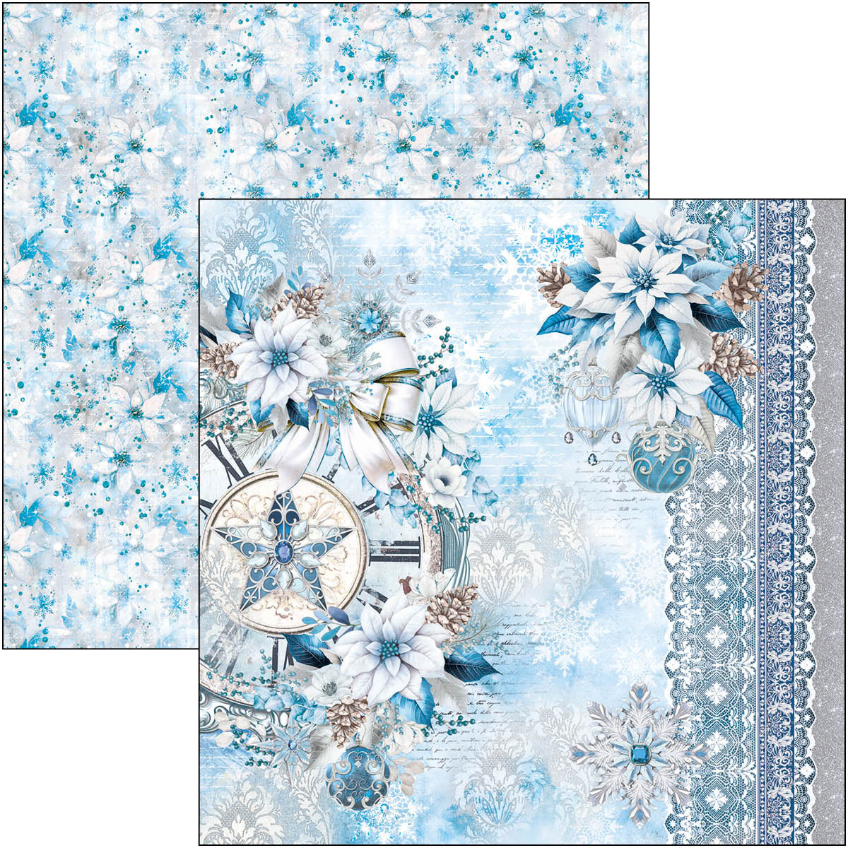 Elegance of Blue Patterns Pad 12