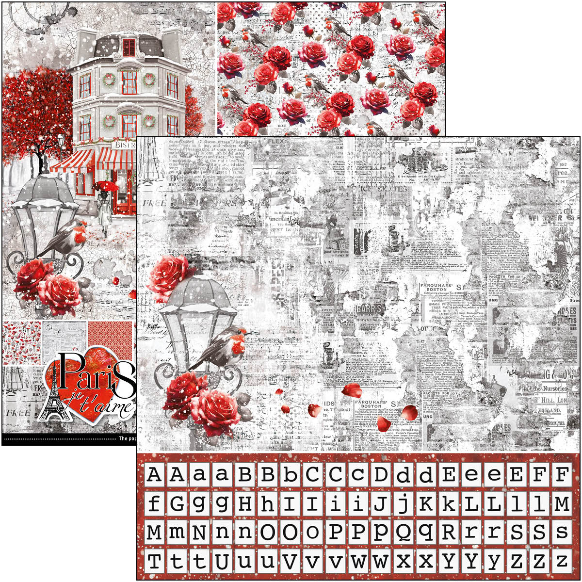 Paris Je t’aime Patterns Pad 12