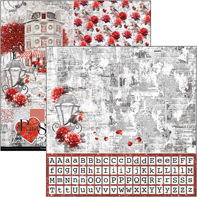 Paris Je t’aime Patterns Pad 12