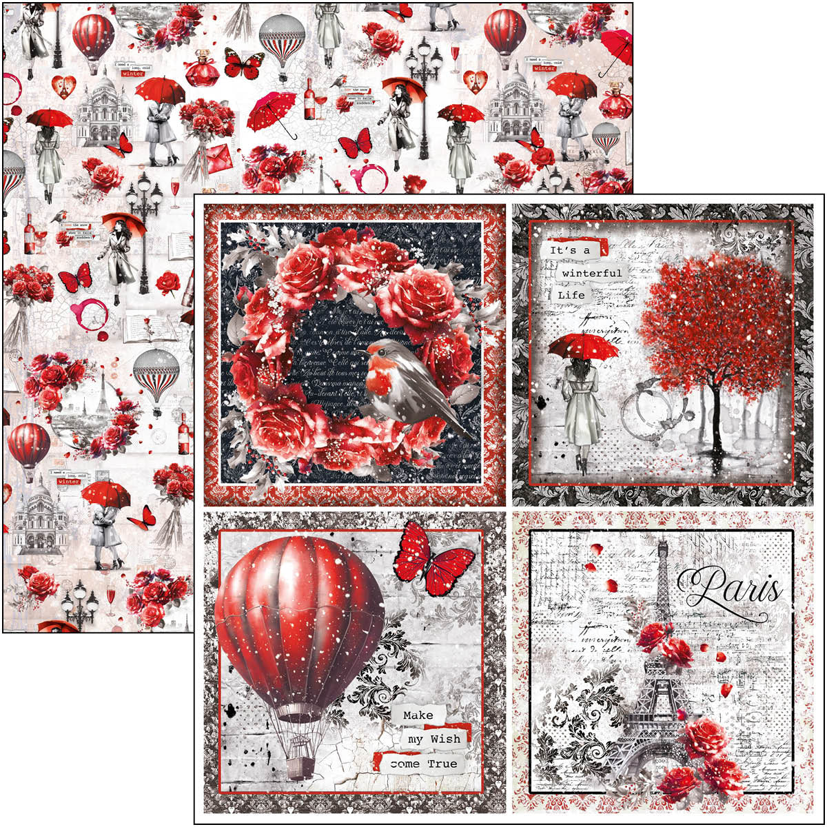 Paris Je t’aime Patterns Pad 12
