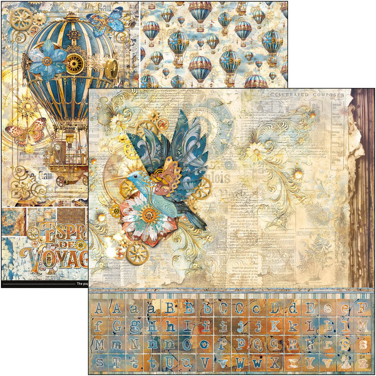 Esprit de Voyage Patterns Pad 12