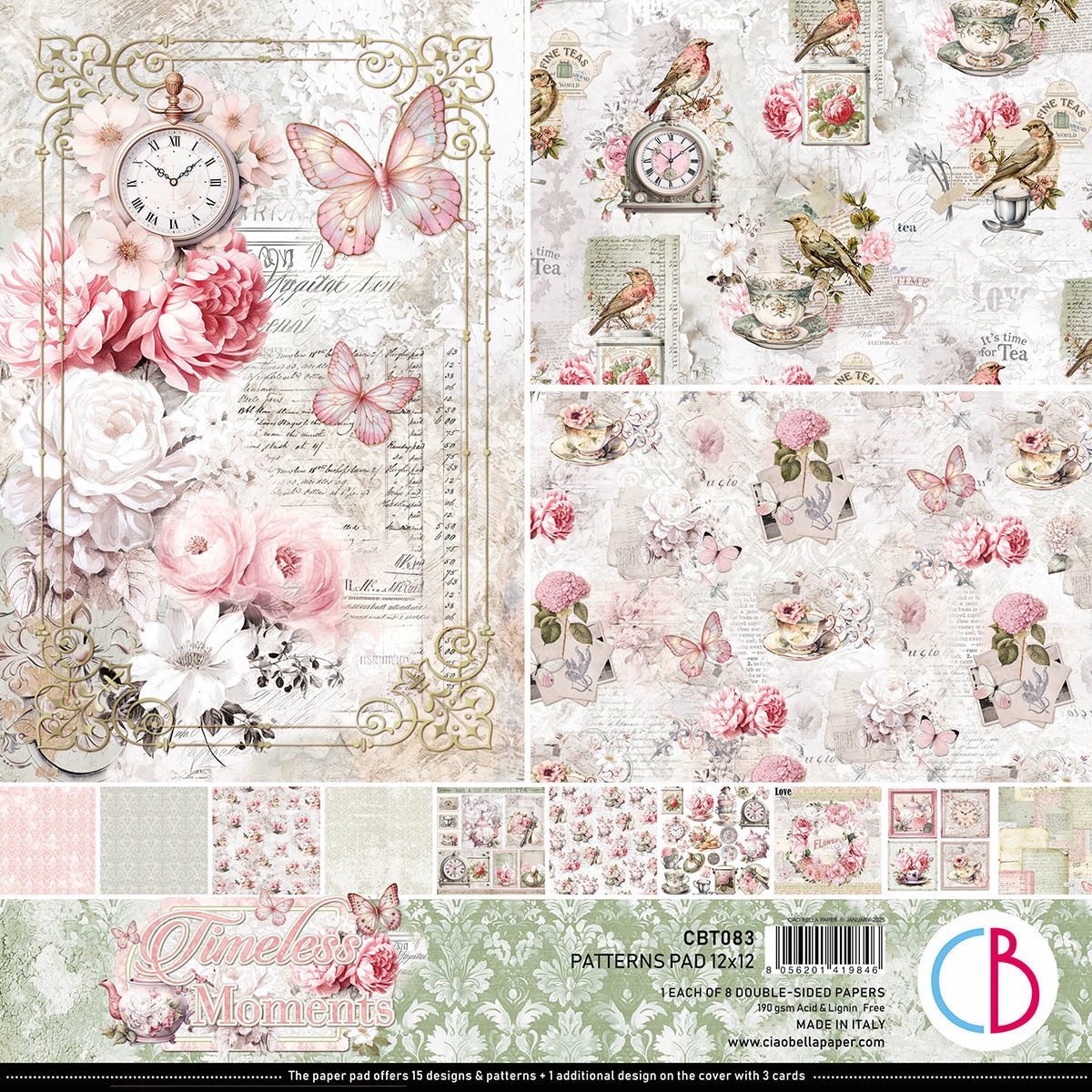 Timeless Moments  Patterns Pad 12