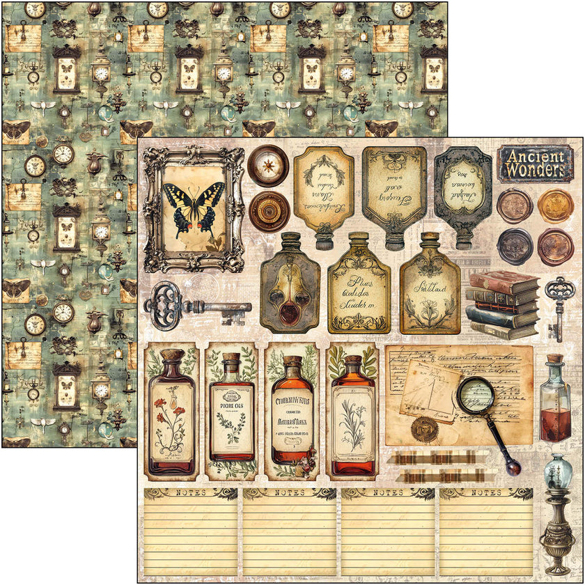 Cabinet Of Curiosities Patterns Pad 12
