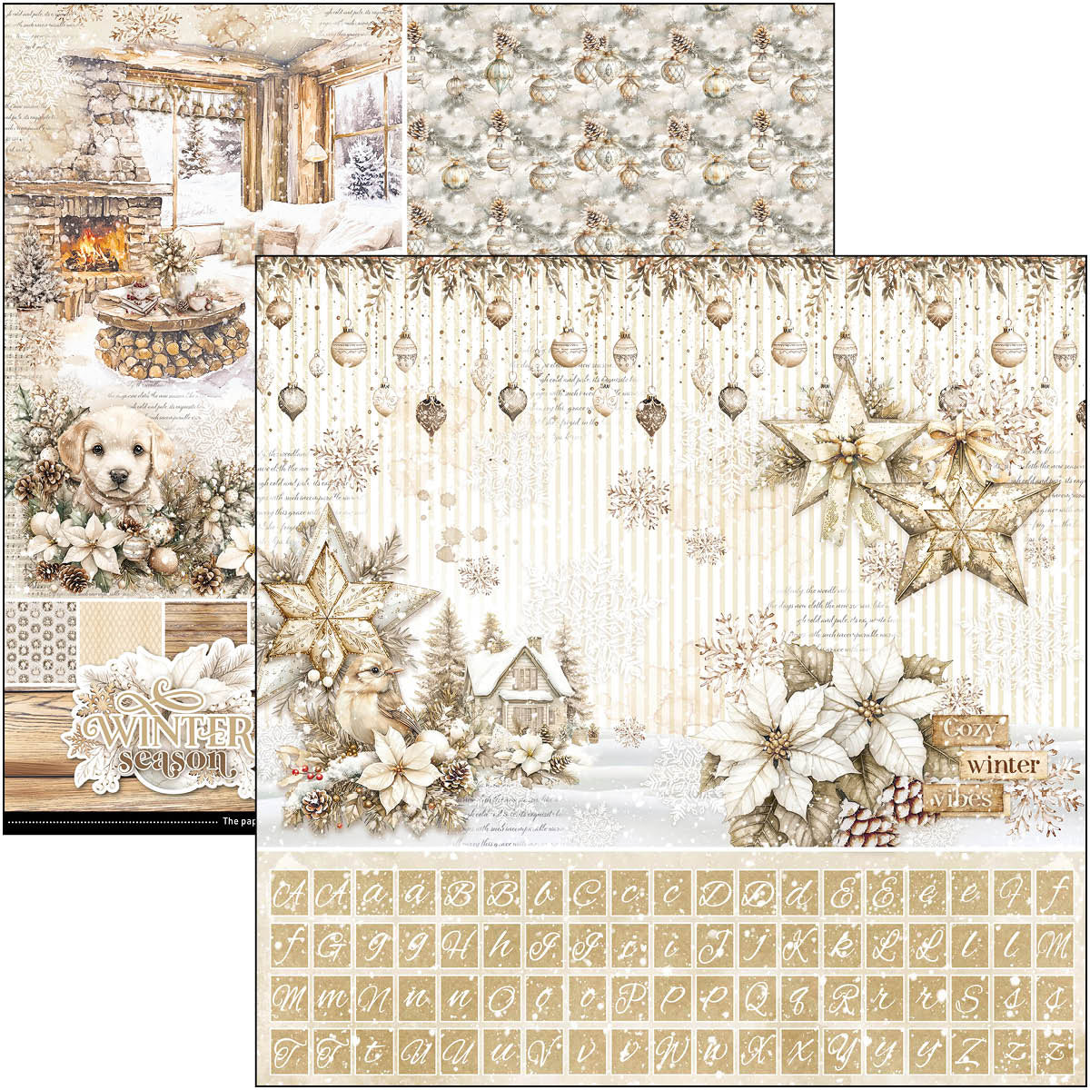 Winter Season Patterns Pad 12
