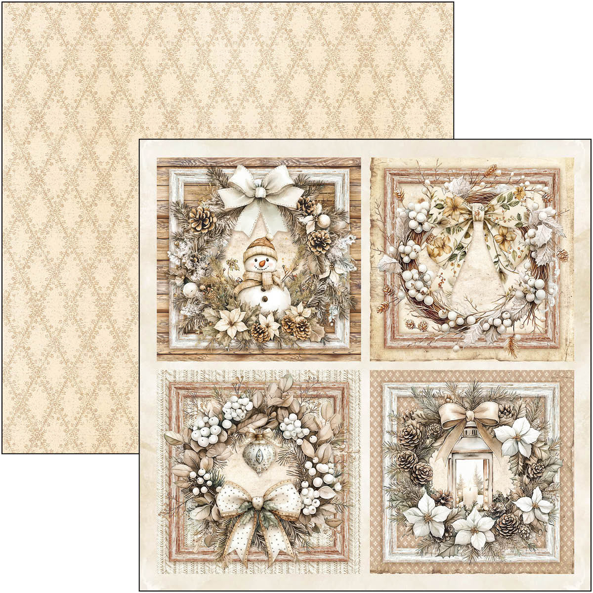 Winter Season Patterns Pad 12