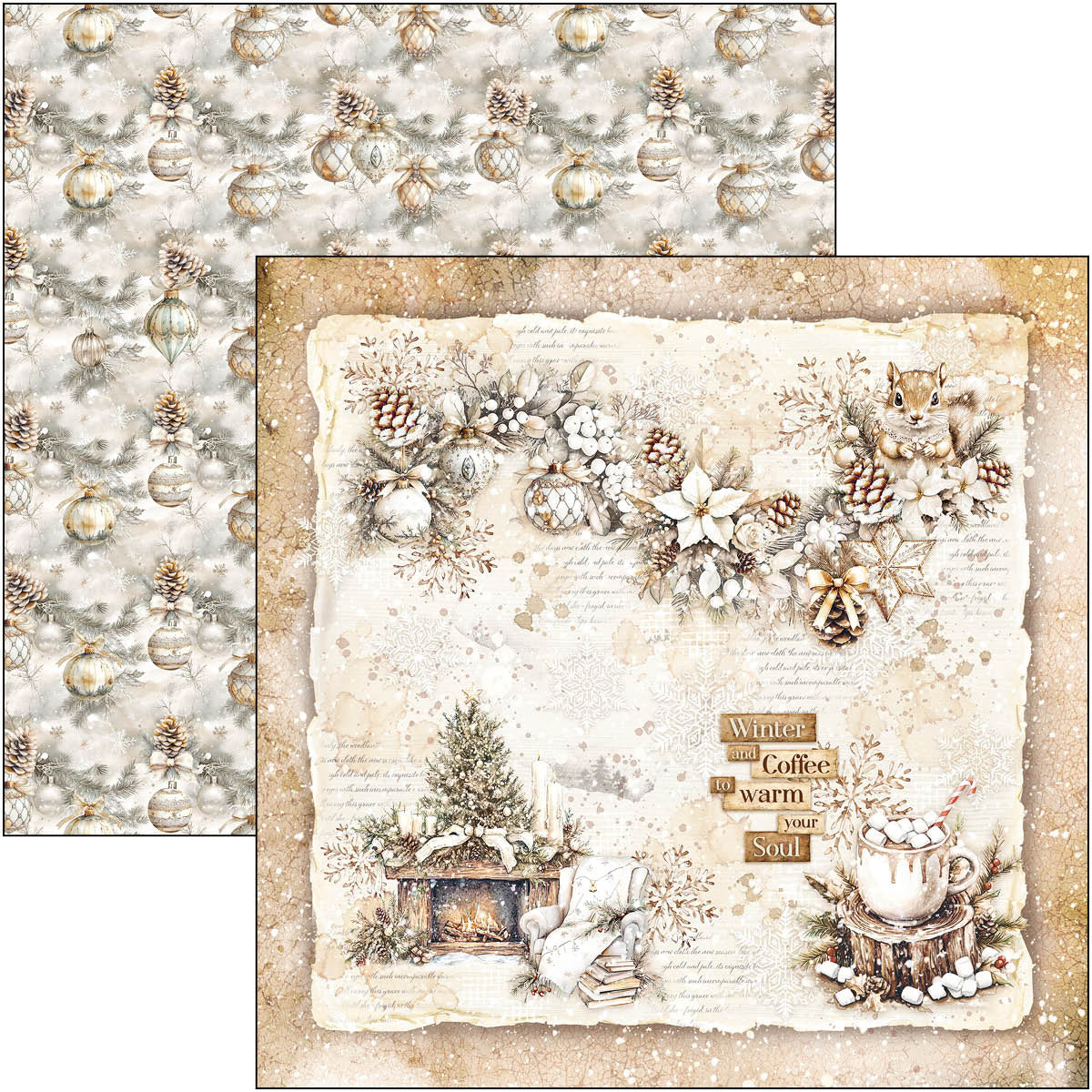 Winter Season Patterns Pad 12