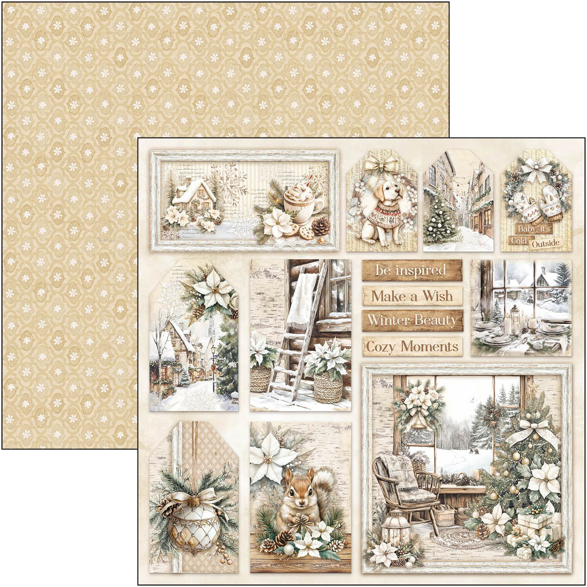 Winter Season Patterns Pad 12