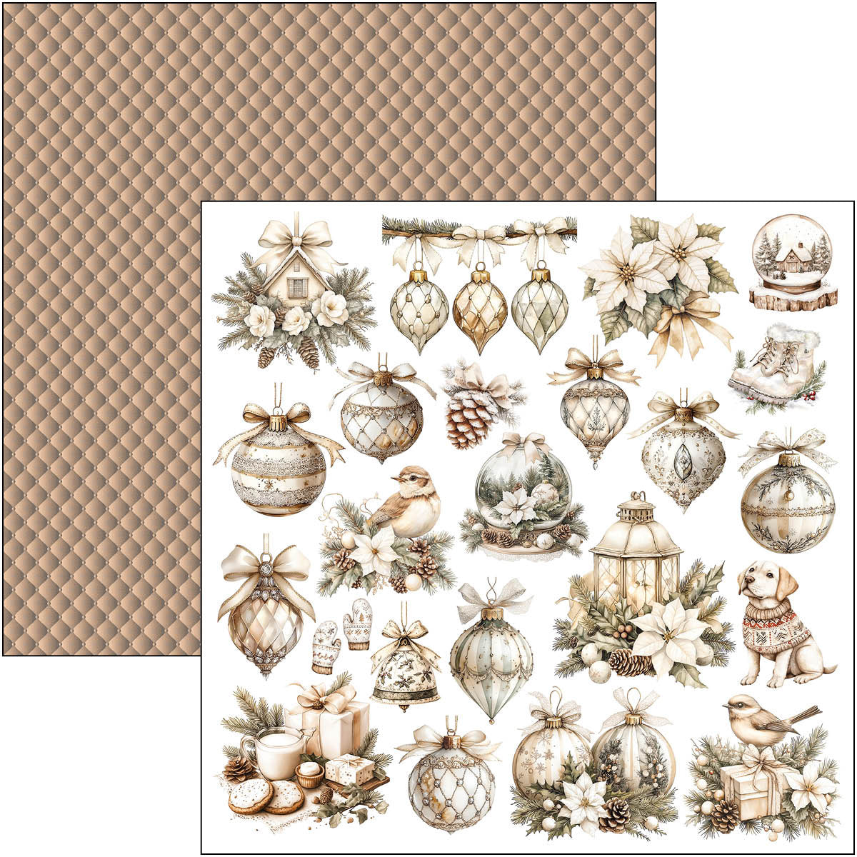Winter Season Patterns Pad 12