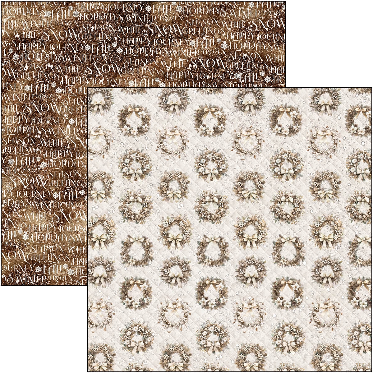 Winter Season Patterns Pad 12