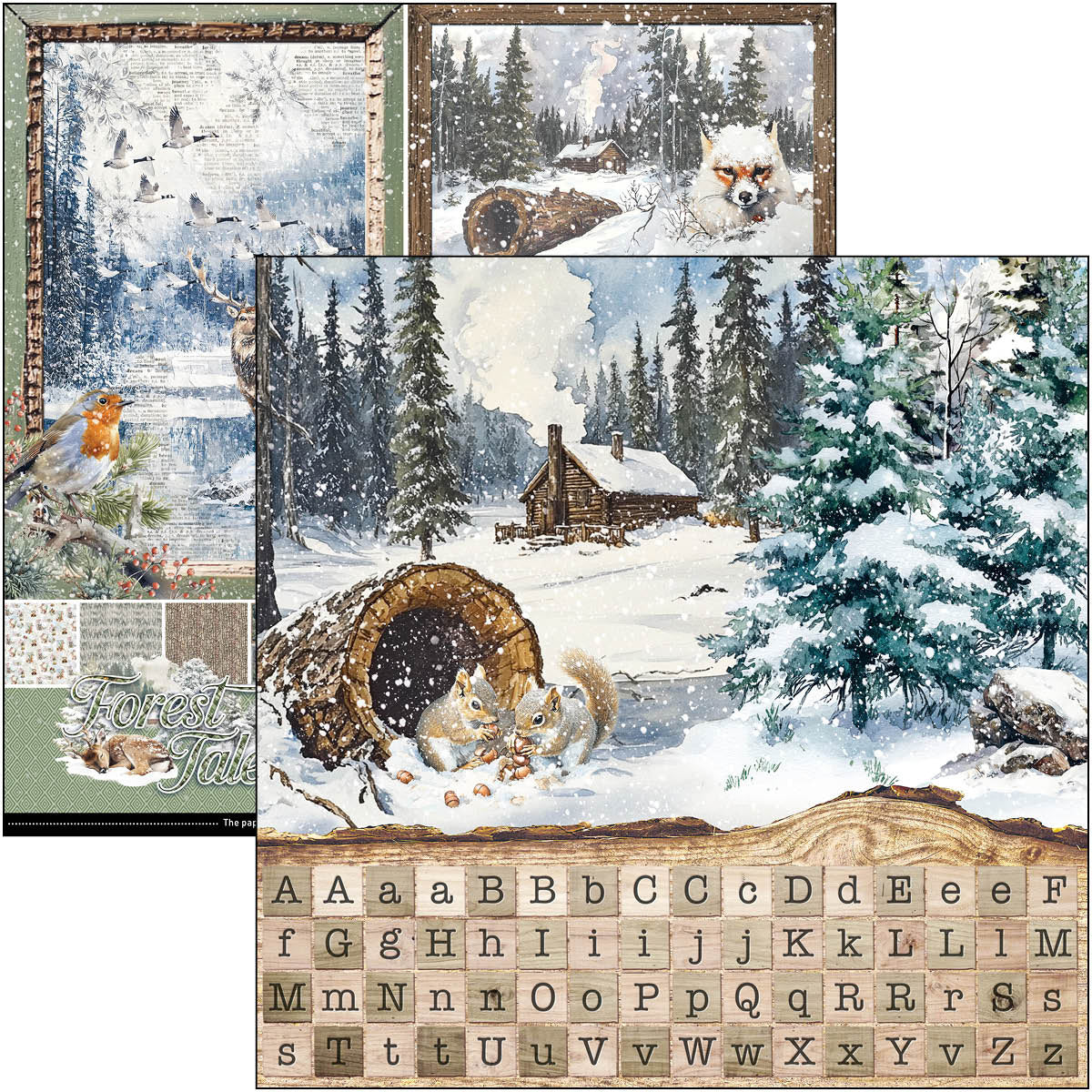 Forest Tales Patterns Pad 12