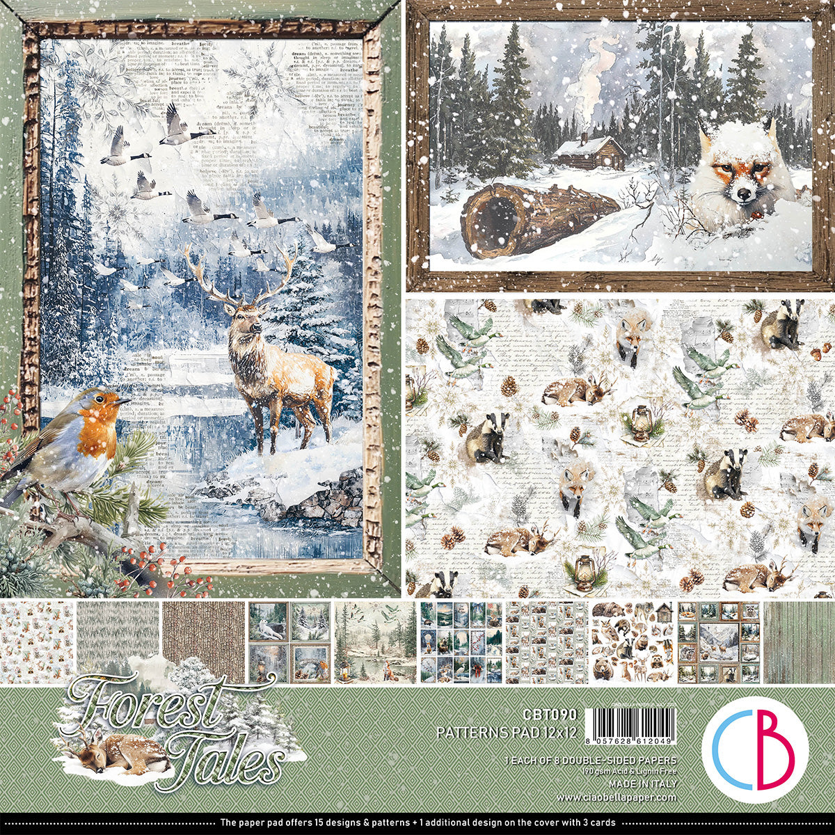 Forest Tales Patterns Pad 12