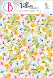 Ciao Bella Vellum Summer Breeze Paper Patterns A4 6/Pkg