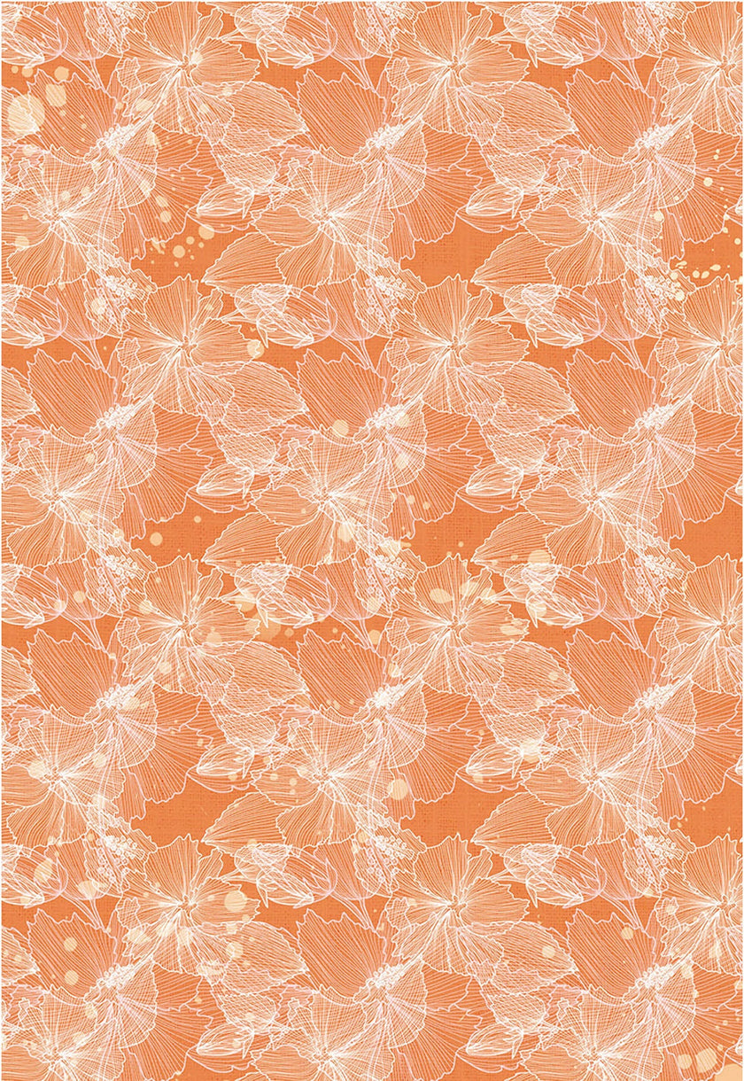 Ciao Bella Vellum Summer Breeze Paper Patterns A4 6/Pkg