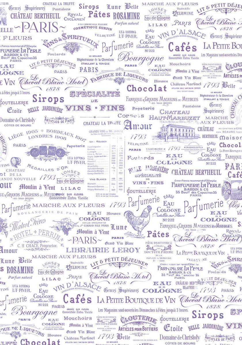 Vellum Morning In Provence Paper Patterns A4 6/Pkg