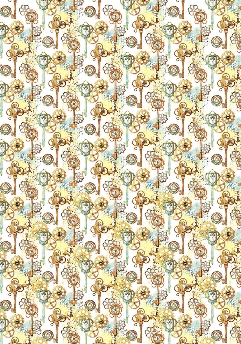 Vellum Coral Reef Paper Patterns A4 6/Pkg