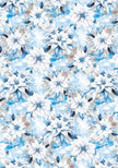 Vellum Elegance of Blue Paper Patterns A4 6/Pkg