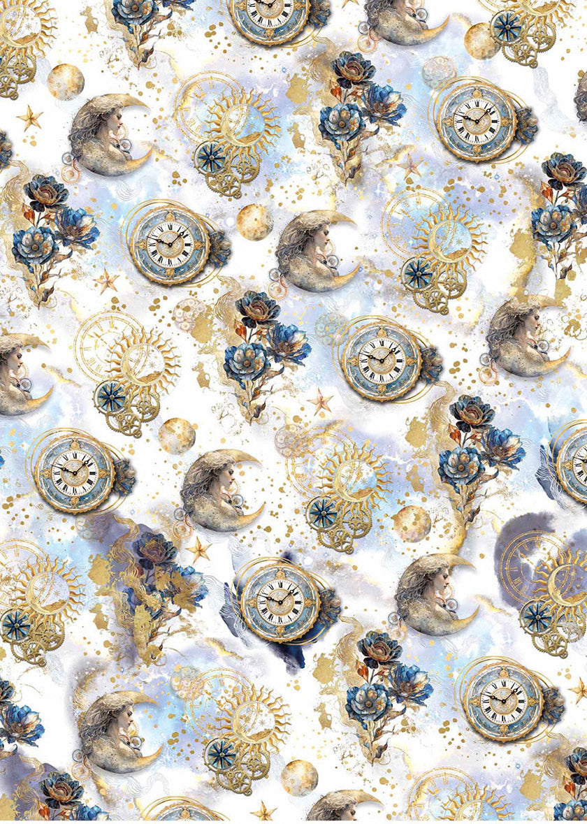 Vellum Celestial Paper Patterns A4 6/Pkg