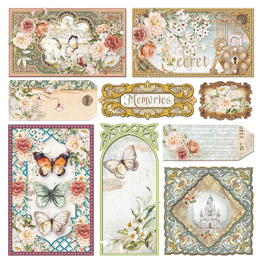 Ciao Bella Vellum Reign Of Grace Fussy Cut 6