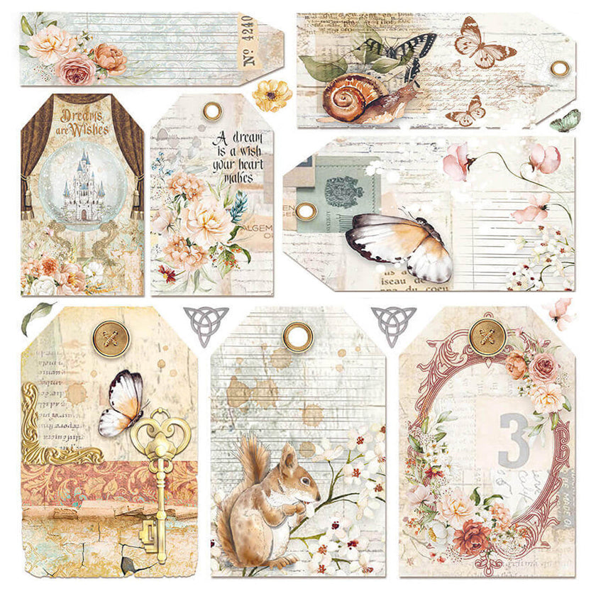 Ciao Bella Vellum Reign Of Grace Fussy Cut 6
