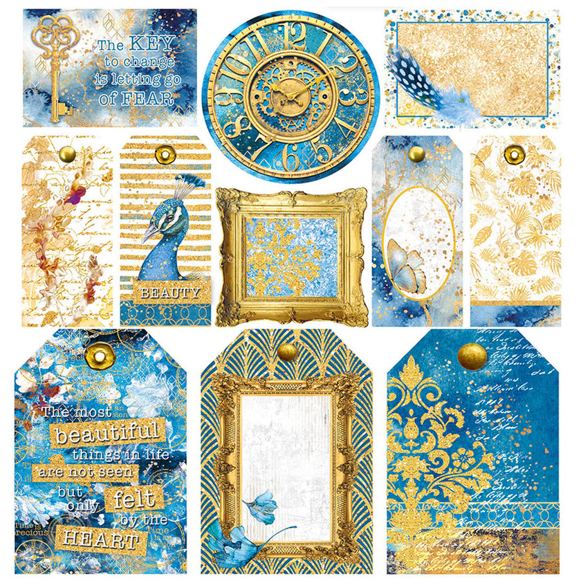 Ciao Bella Vellum Indigo Fussy Cut 6