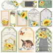 Ciao Bella Vellum Farmhouse Garden Fussy Cut 6