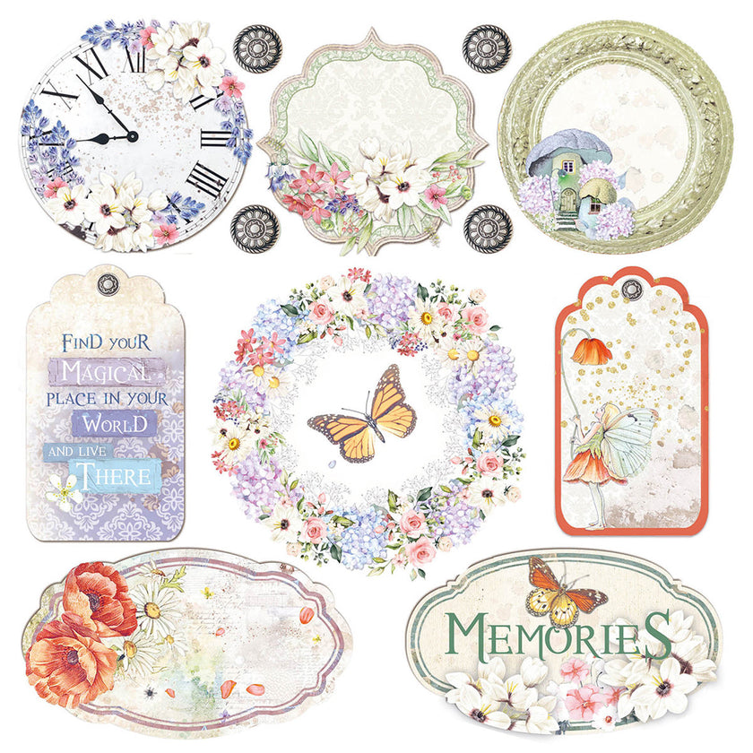 Ciao Bella Vellum Enchanted Land Fussy Cut 6