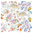 Ciao Bella Vellum Enchanted Land Fussy Cut 6