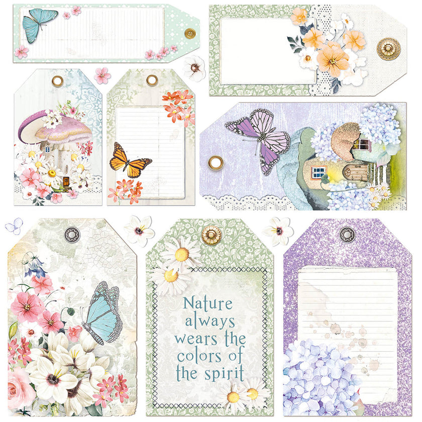 Ciao Bella Vellum Enchanted Land Fussy Cut 6