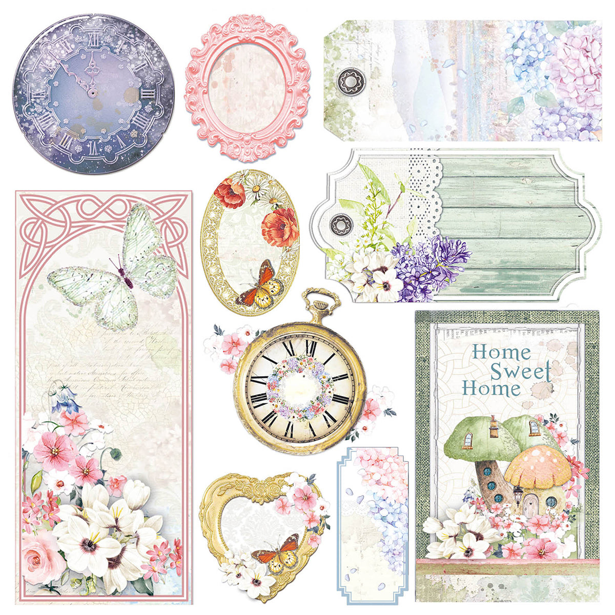 Ciao Bella Vellum Enchanted Land Fussy Cut 6