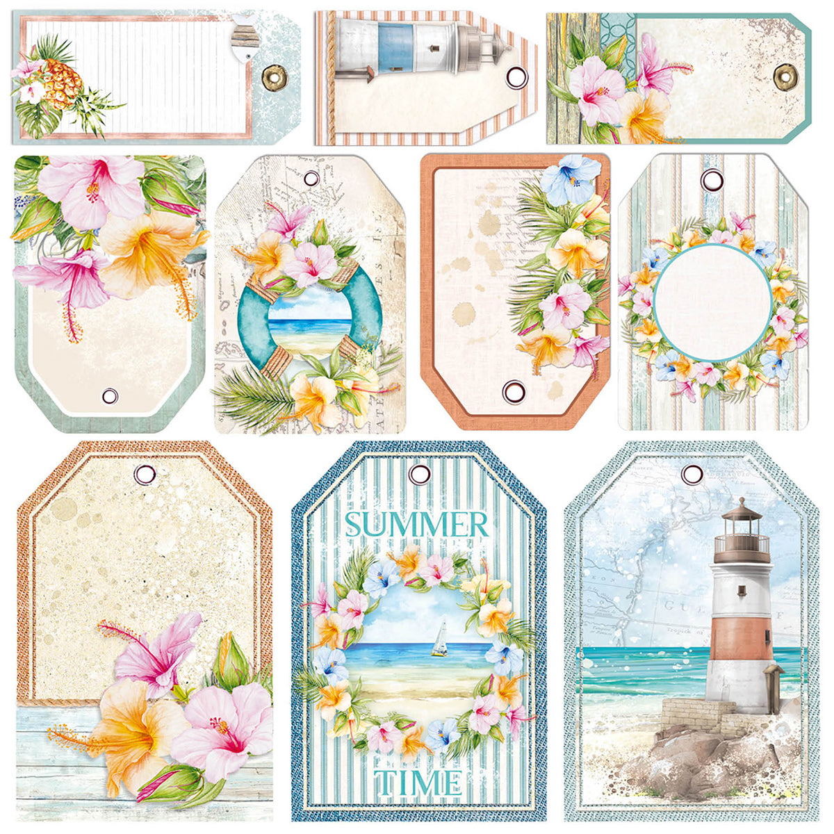 Ciao Bella Vellum Summer Breeze Fussy Cut 6