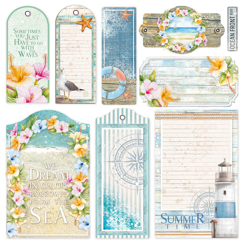 Ciao Bella Vellum Summer Breeze Fussy Cut 6