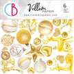 Ciao Bella Vellum Sparkling Christmas Fussy Cut 6