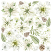 Ciao Bella Vellum Sparkling Christmas Fussy Cut 6