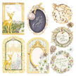 Ciao Bella Vellum Sparkling Christmas Fussy Cut 6
