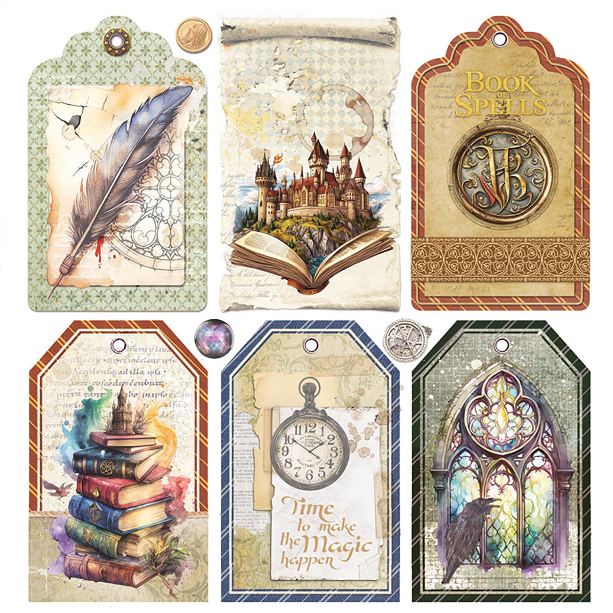 Vellum Wizard Academy Fussy Cut 6