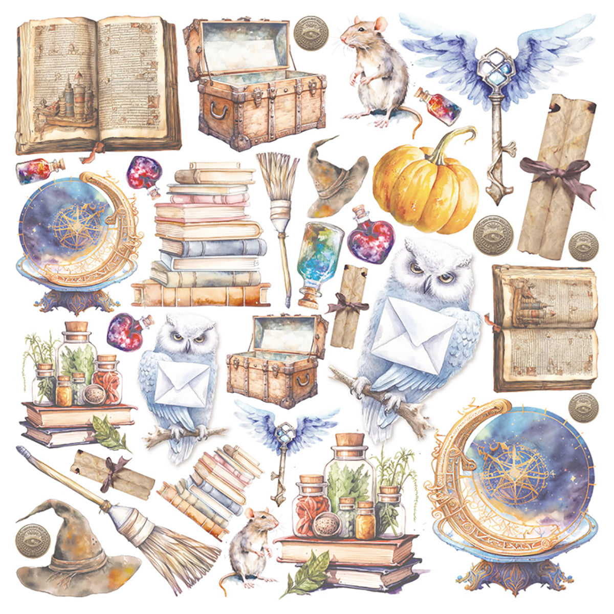 Vellum Wizard Academy Fussy Cut 6